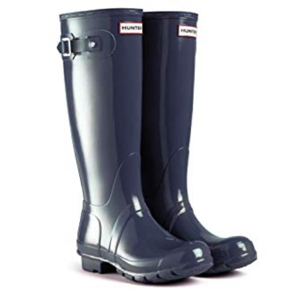 Navy Blue Hunter Rainboots